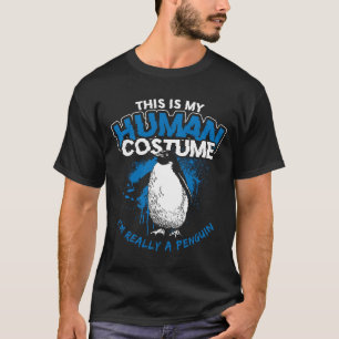 Camiseta Pinguim capa Humana