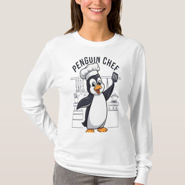Camiseta Pinguim Chef (Frente)