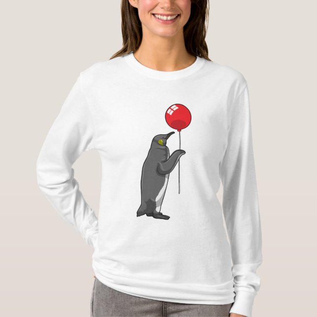 Camiseta Pinguim com balão (Frente)