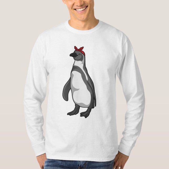 Camiseta Pinguim com Bandana (Frente)