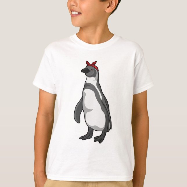 Camiseta Pinguim com Bandana (Frente)