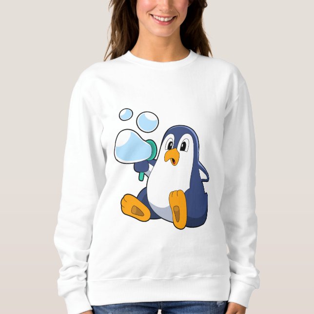 Camiseta Pinguim com bolhas de sabão.PNG (Frente)