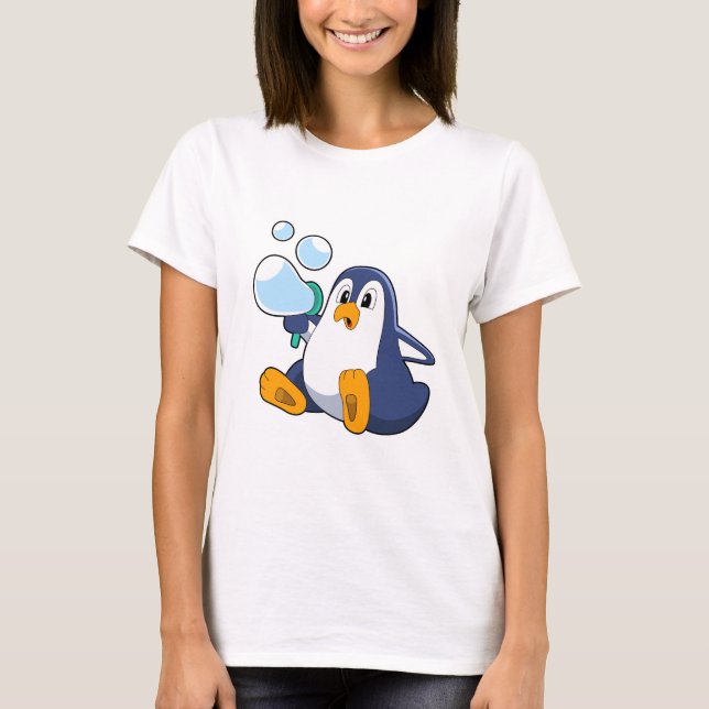 Camiseta Pinguim com bolhas de sabão.PNG (Frente)