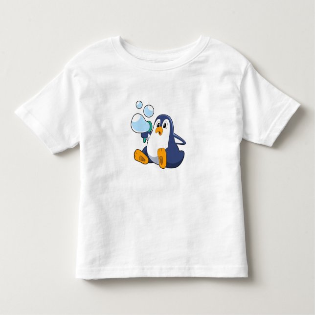 Camiseta Pinguim com bolhas de sabão.PNG (Frente)