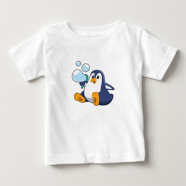 Camiseta Pinguim com bolhas de sabão.PNG (Frente)