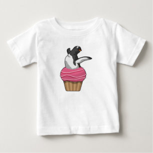 Camiseta Pinguim com Bolo
