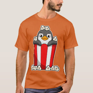 Camiseta Pinguim com cone de pipoca