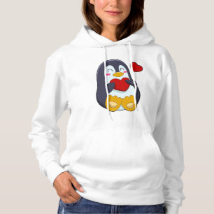 Camiseta Pinguim com coração