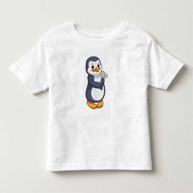 Camiseta Pinguim com Daisy (Frente)