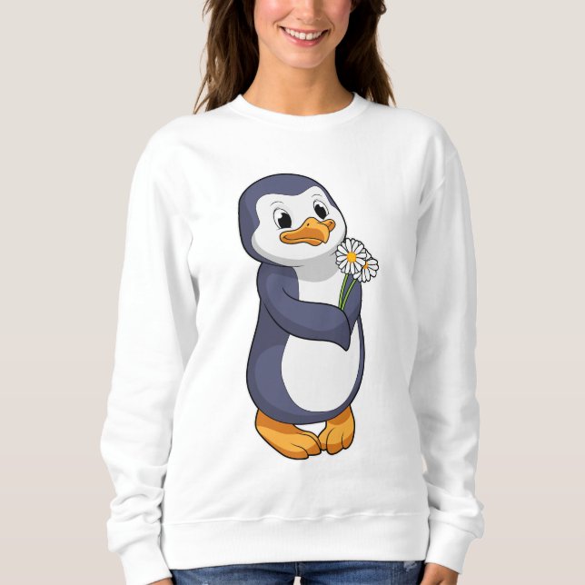 Camiseta Pinguim com Daisy (Frente)