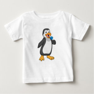 Camiseta Pinguim com doces de pirulito