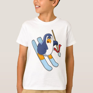 Camiseta Pinguim com esqui