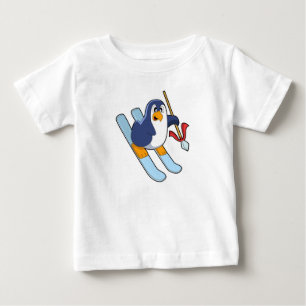 Camiseta Pinguim com esqui