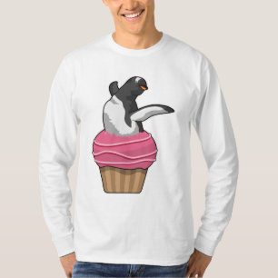 Camiseta Pinguim com Muffin