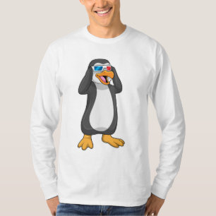 Camiseta Pinguim com óculos