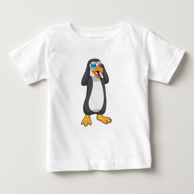 Camiseta Pinguim com óculos (Frente)