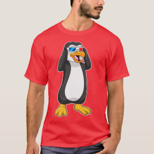 Camiseta Pinguim com óculos