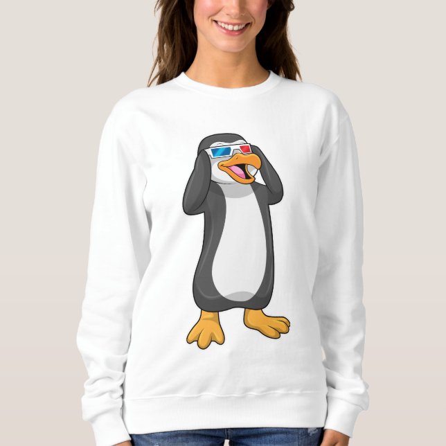 Camiseta Pinguim com óculos (Frente)
