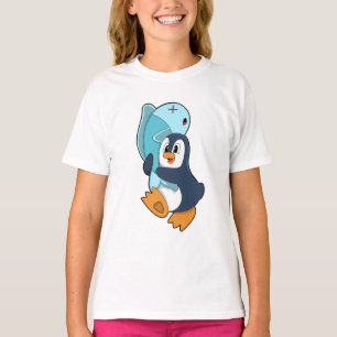 Camiseta Pinguim com Peixe