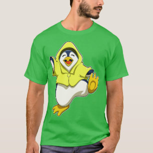 Camiseta Pinguim com Raincoat