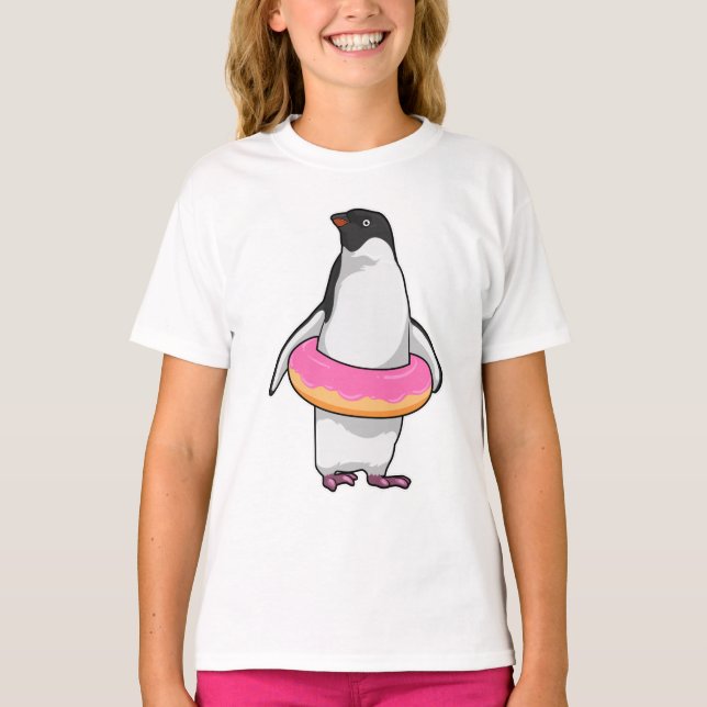 Camiseta Pinguim com Rosquinha (Frente)