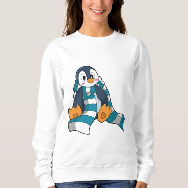 Camiseta Pinguim com Scarf (Frente)