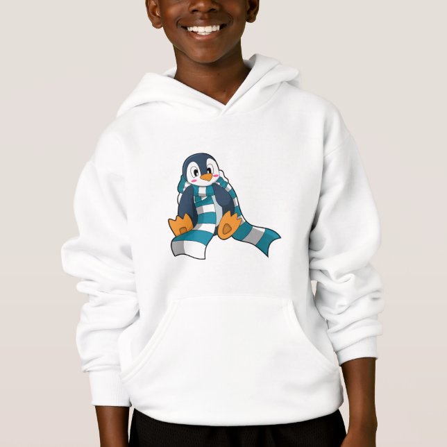 Camiseta Pinguim com Scarf (Frente)