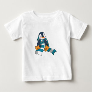Camiseta Pinguim com Scarf