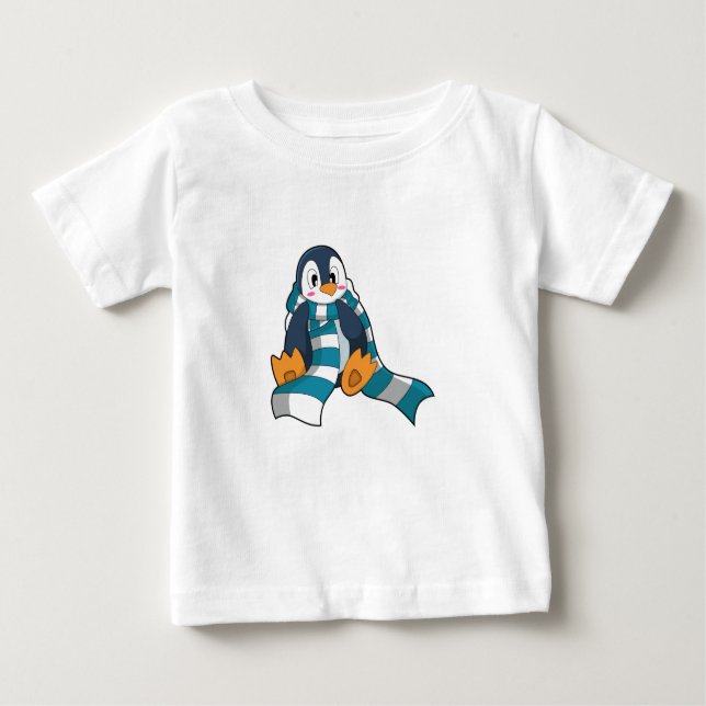 Camiseta Pinguim com Scarf (Frente)