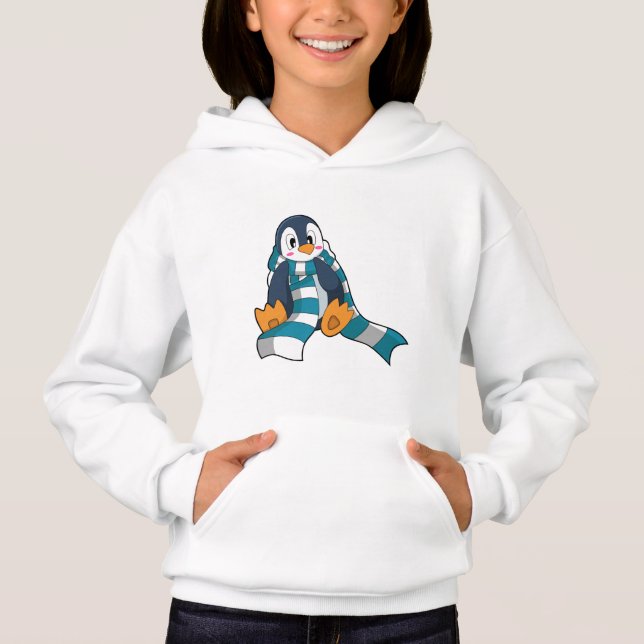 Camiseta Pinguim com Scarf (Frente)