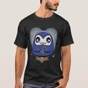 Camiseta Pinguim com Sensibilização Mundial da Dislexia da 