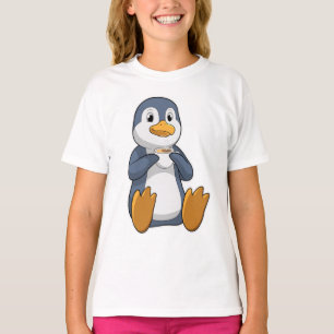 Camiseta Pinguim com Taça do Café