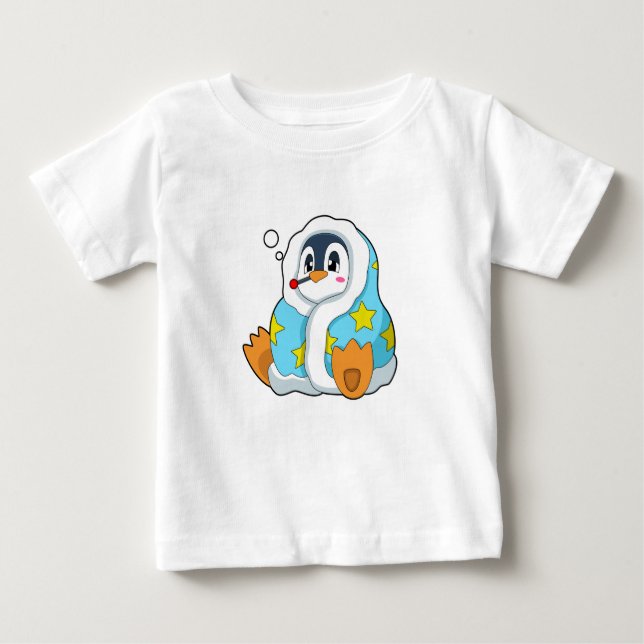 Camiseta Pinguim com termômetro clínico (Frente)