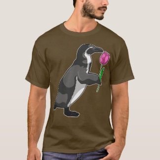 Camiseta Pinguim com Tulipa