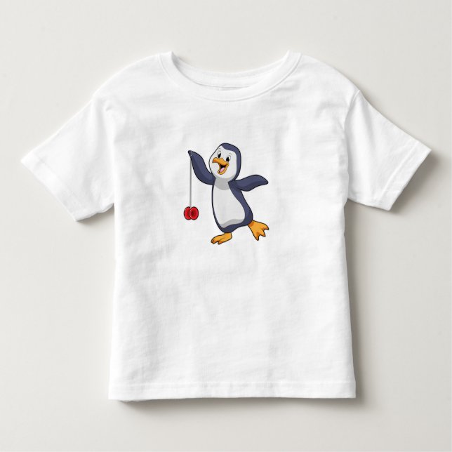 Camiseta Pinguim com Yo-Yo (Frente)