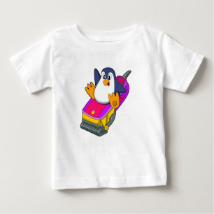 Camiseta Pinguim como cabeleireiro com Razor