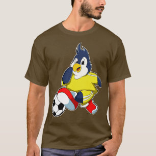 Camiseta Pinguim como jogador com bola 1