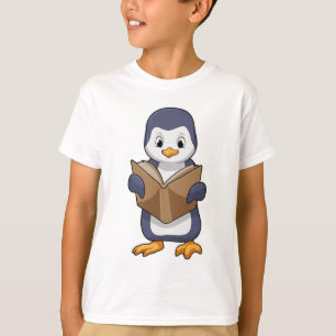 Camiseta Pinguim como Nerd do Livro
