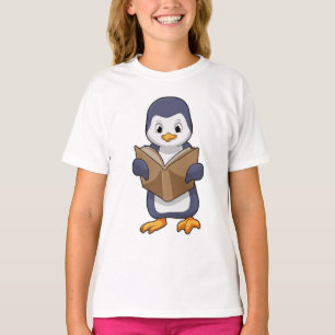 Camiseta Pinguim como Nerd do Livro
