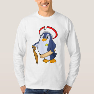 Camiseta Pinguim como Pirata com Chapéu
