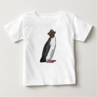 Pinguim como Pirata com Chapéu