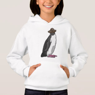 Camiseta Pinguim como Pirata com Chapéu