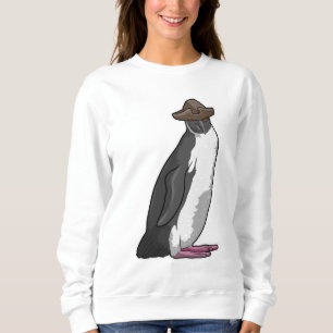 Camiseta Pinguim como Pirata com Chapéu