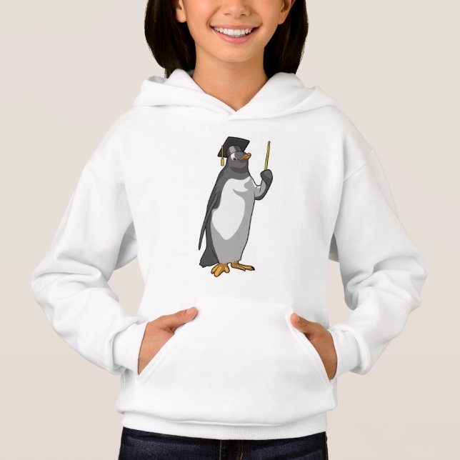 Camiseta Pinguim como professor com ponteiro (Frente)