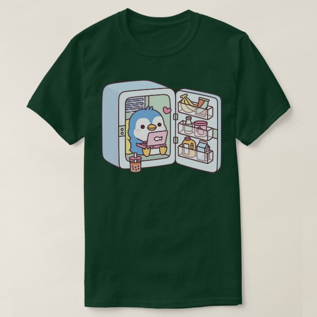 Camiseta Pinguim Cónico g Em Frasco (Frente do Design)