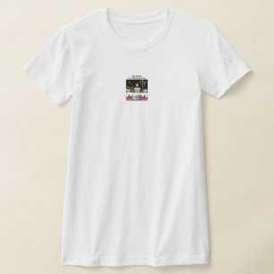 Camiseta Pinguim da equipe de papais noeis de Natal Mikitie