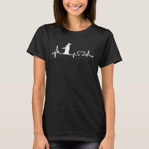 Camiseta Pinguim de amor Pinguim feminino para crianças e m
