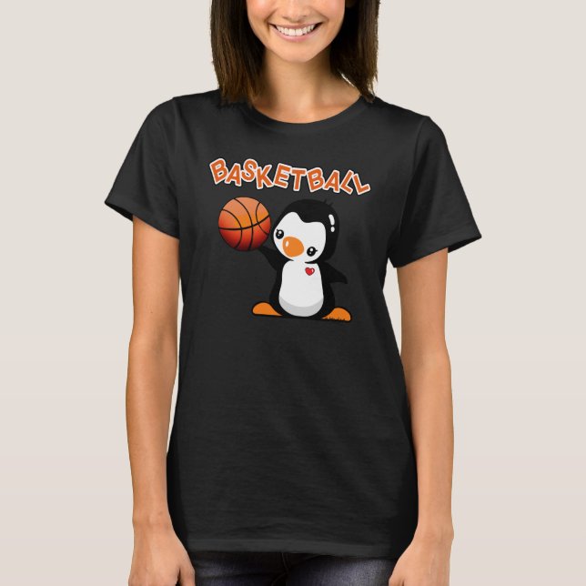 Camiseta Pinguim de Basquete (Frente)