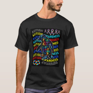 Camiseta Pinguim de Conscientização do Autismo Para Profess