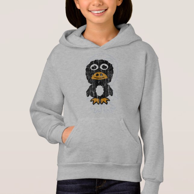 Camiseta Pinguim de Desenho Animado Aflito (Frente)